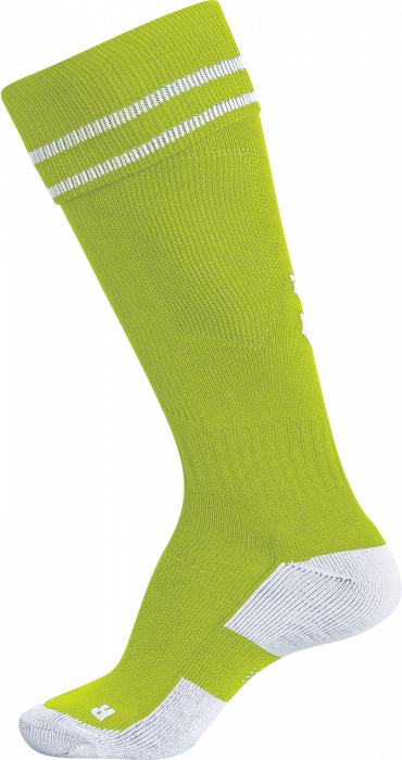 Hummel - Element Football Sock - Green Gecko & blanco