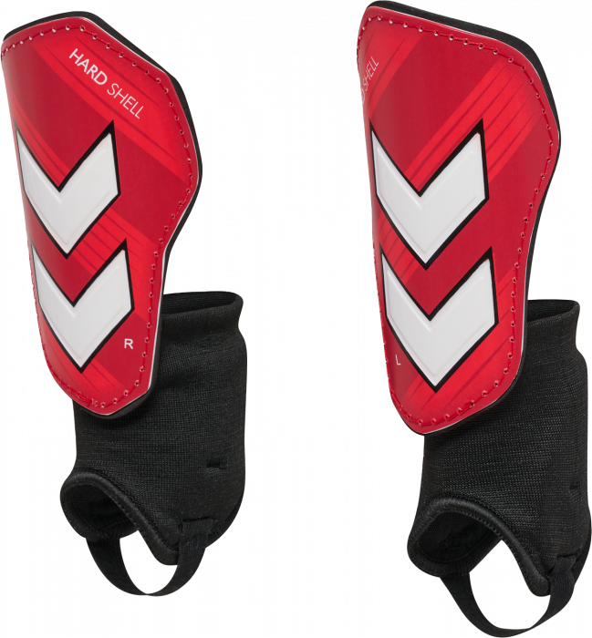 Hummel - Shin Guards Hard Shell - Red