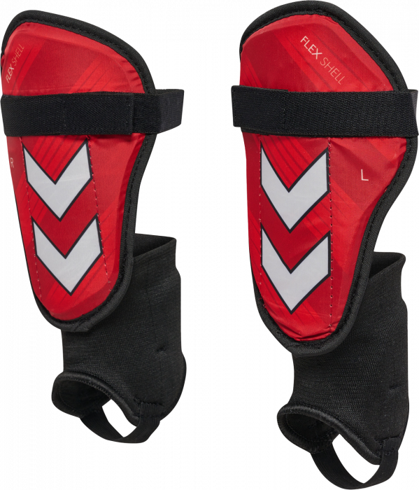 Hummel - Shin Guards Flex Shell - Red