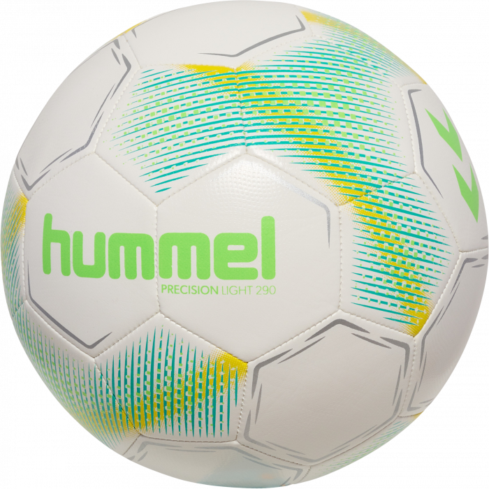 Hummel - Precision Light 290 Fodbold - Str. 4 - Hvid & grøn