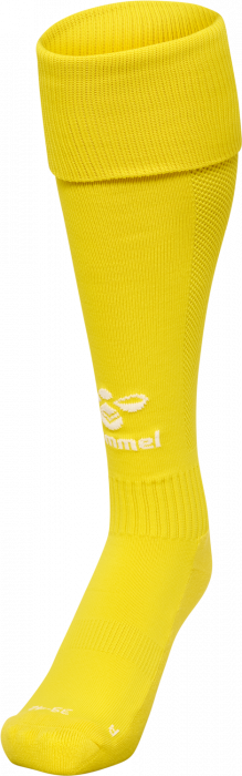 Hummel - Essential Football Socks - Blazing Yellow & weiß