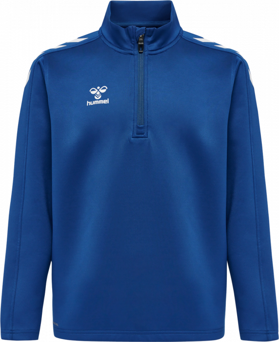 Hummel - Core Xk Half Zip Sweater Jr - True Blue & vit