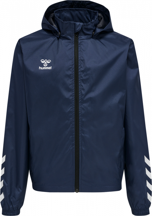 Hummel - Core Xk Spray Jacket Kids - Marine & biały