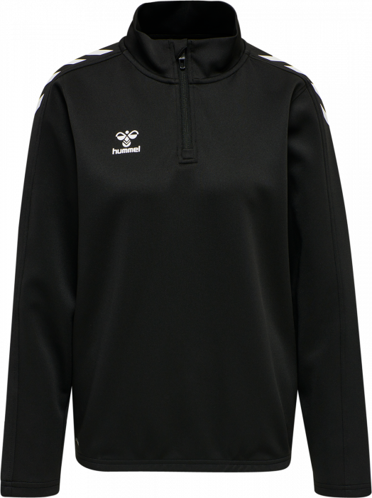 Hummel - Core Xk Half Zip Sweater Women - Schwarz & weiß