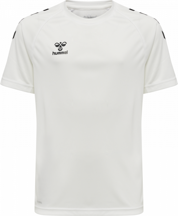 Hummel - Core Xk Poly T-Shirt Jr - Hvid & sort