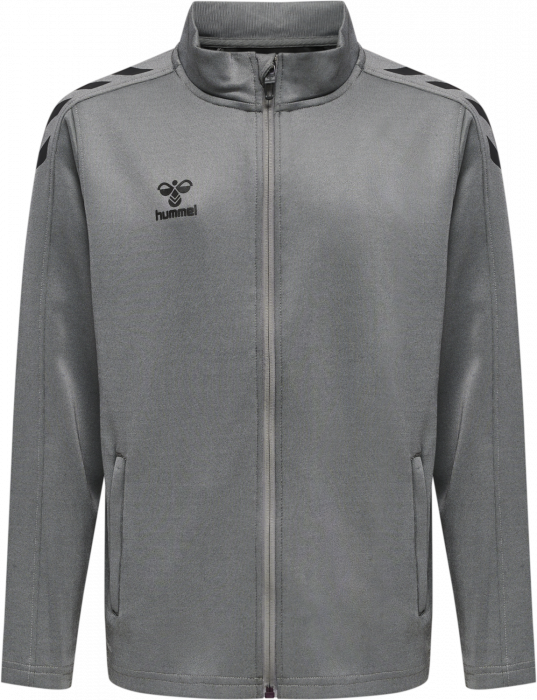 Hummel - Core Xk Poly Sweatshirt Jr - Grey Melange & czarny