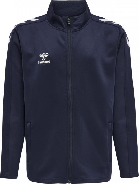 Hummel - Core Xk Poly Sweatshirt Jr - Marine & hvid