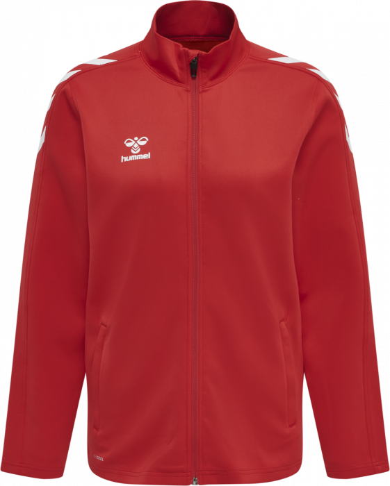 Hummel - Core Xk Poly Sweatshirt Women - True Red & blanco