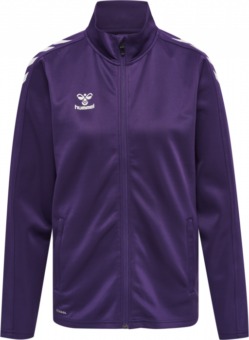 Hummel - Core Xk Poly Sweatshirt Women - Purple Reign & branco