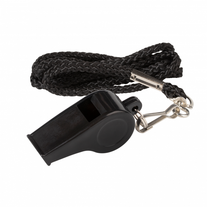 Select - Referee Whistle With Lanyard - Svart