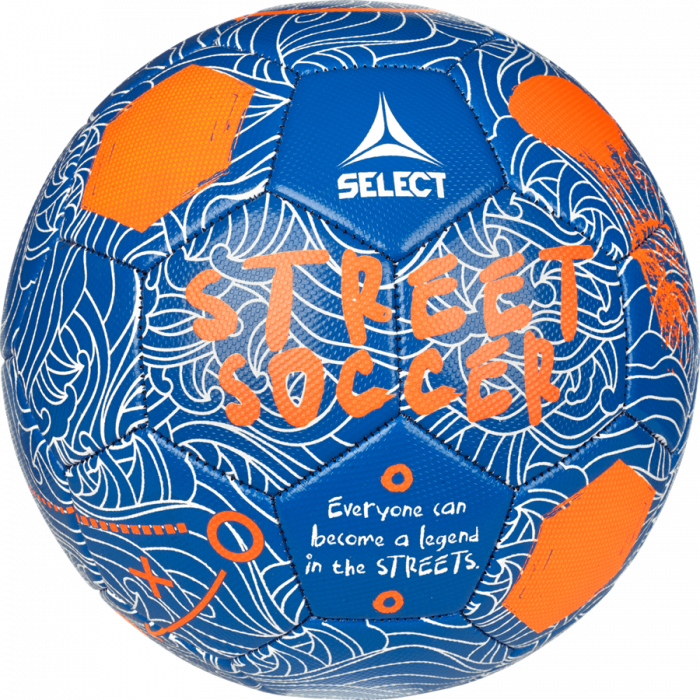 Select - Street Soccer V24 Football - Blu & orange