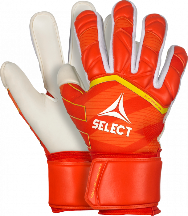 Select - 34 Protection V24 Målmandshandsker - Orange & hvid