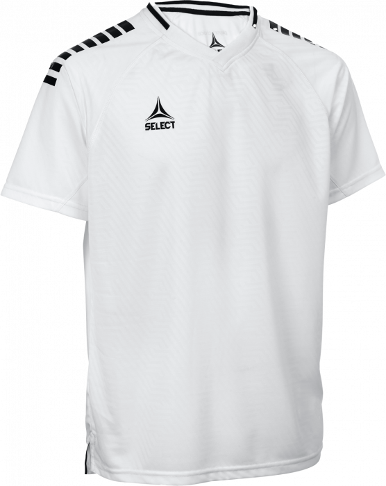 Select - Monaco V24 Player Jersey Kids - Blanc & noir