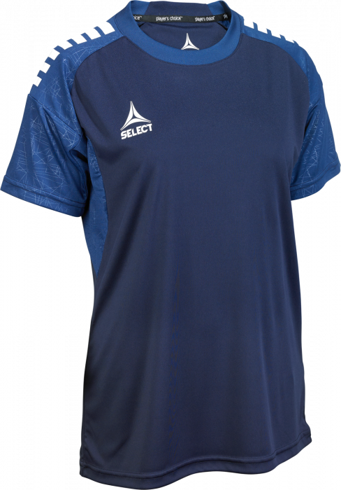 Select - Spain V25 Player Shirt S/s Women - Azul marino & blanco