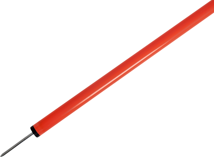 Select - Slalom Pole W. Spike - Rouge